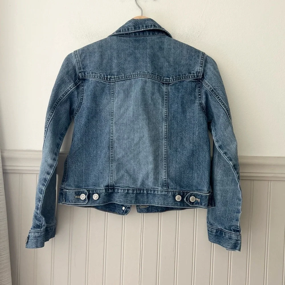 GAP Kids Light Blue Jean Jacket Size Large Girls